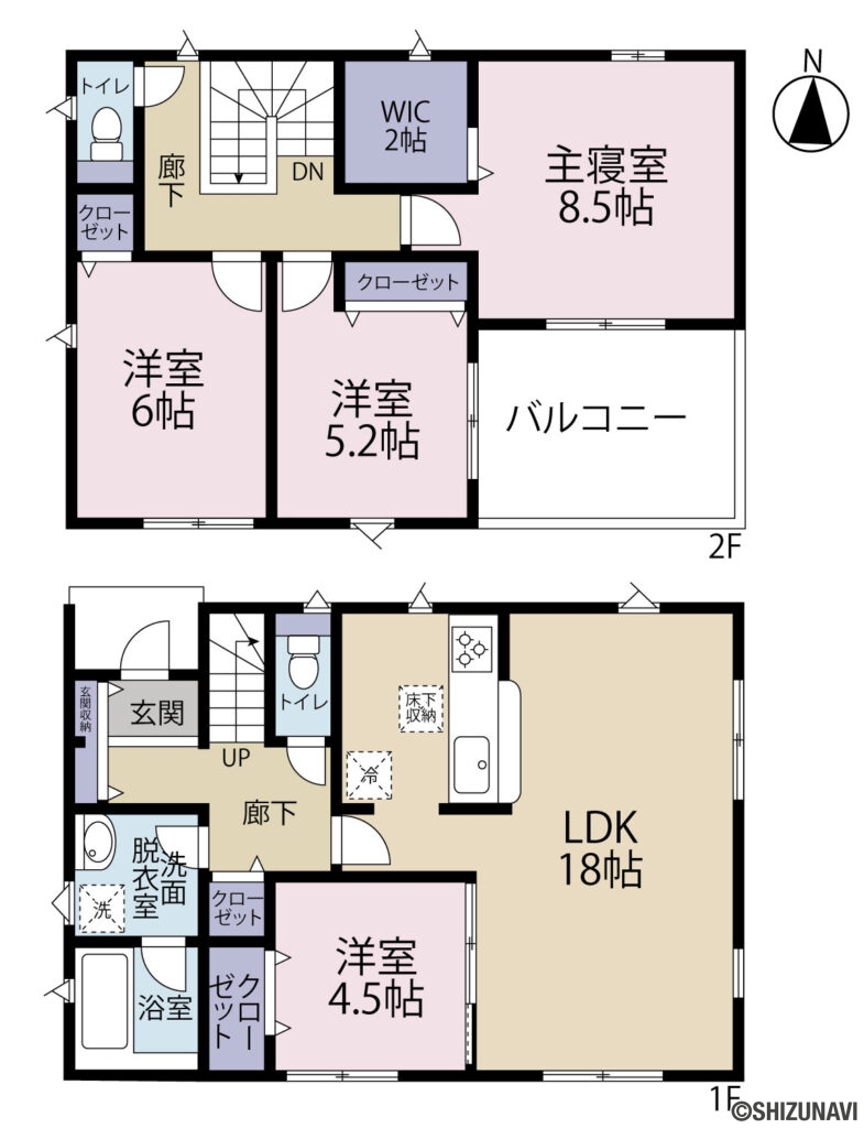 2号棟　間取り図