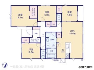 【2026年2月完成予定】袋井市上山梨　4LDK/平屋　の物件画像