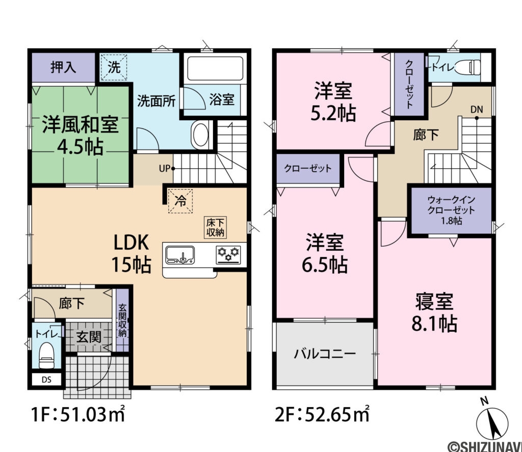 3号棟 間取り図です。