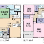 3号棟 間取り図です。