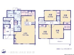 【2026年3月完成予定】浜松市中央区花川町　3棟　4LDK、5LDKの物件画像