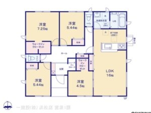 【2026年4月完成予定】磐田市豊浜中野　平屋　2棟　4LDKの物件画像