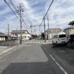 南側道路（東向き）