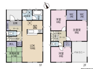 【2026年１月完成予定】富士宮市大岩第17　全４棟　１号棟の物件画像