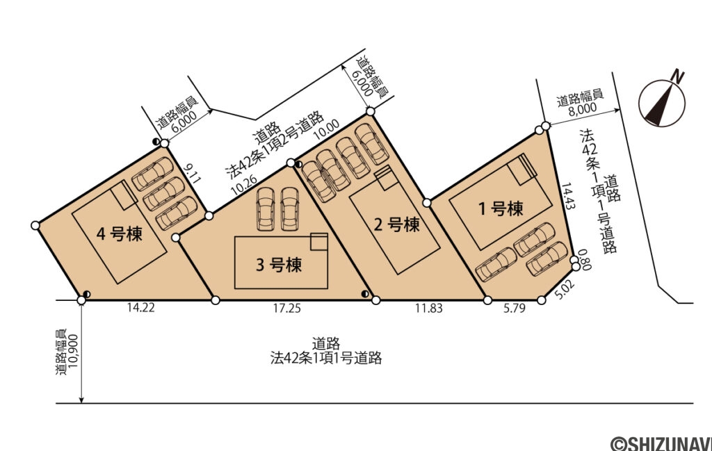 富士宮市大岩第17_区画図