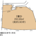 富士市神谷土地　形状図