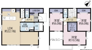 【2026.4完成予定】静岡市清水区西久保3期　3LDK　新築一戸建て　の物件画像