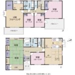 函南町柏谷　ハイム中古住宅　間取り図面