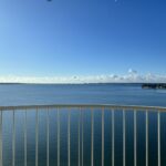 バルコニーから見える浜名湖です。
