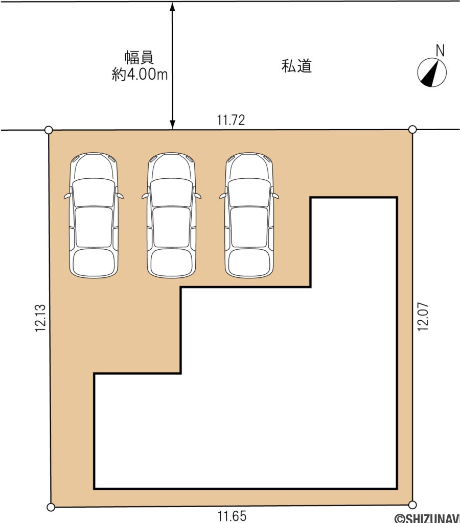 駿河区西脇3期　区画図