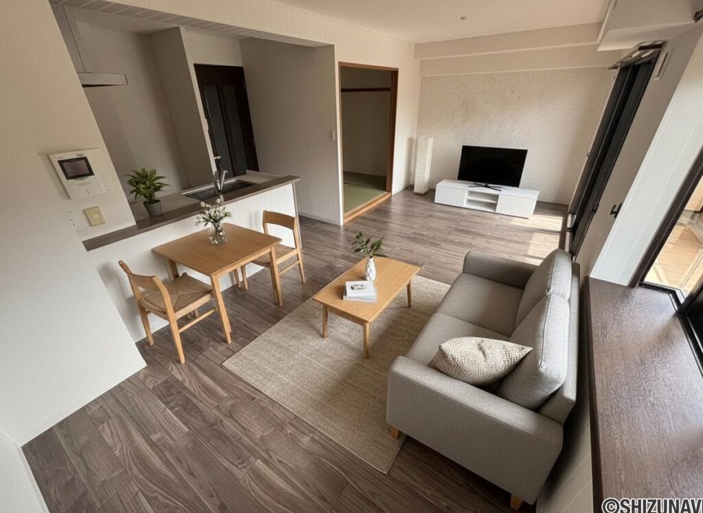 AIで家具配置をしたイメージ画像です。