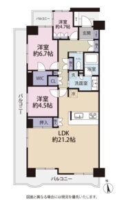 間取り図です。※図面と現況に相違がある場合は現況を優先します。