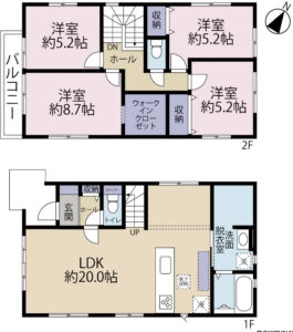 【2026.3完成予定】静岡市駿河区高松1期　4LDK　新築一戸建て　の物件画像