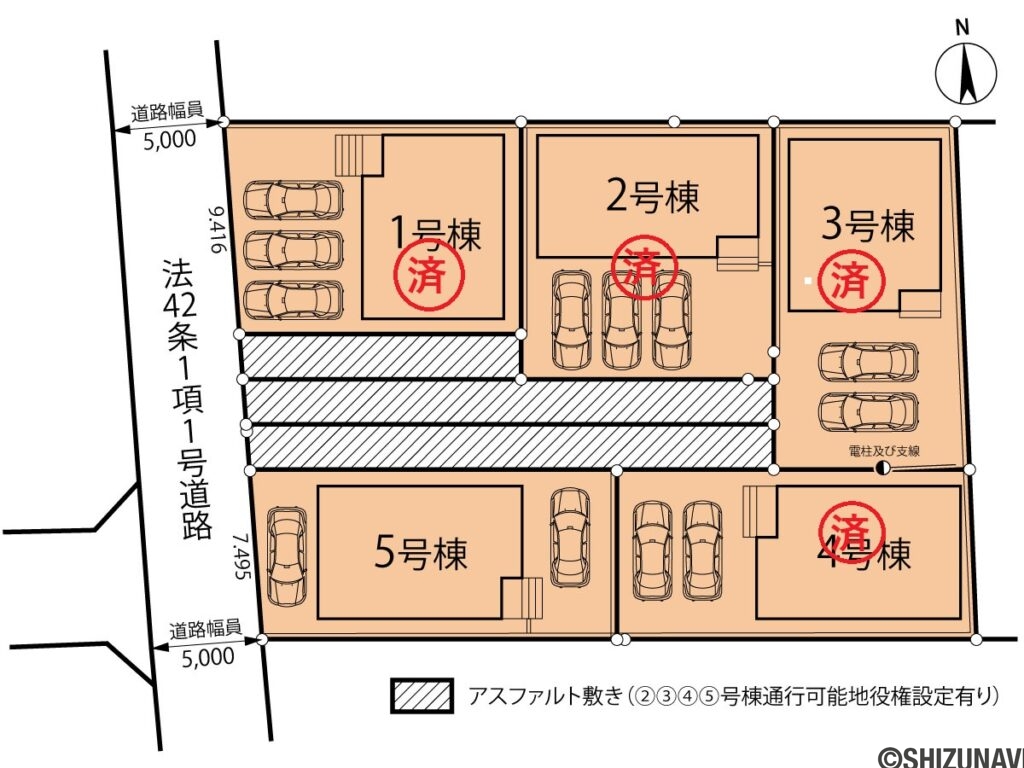 物件全体区画図です。