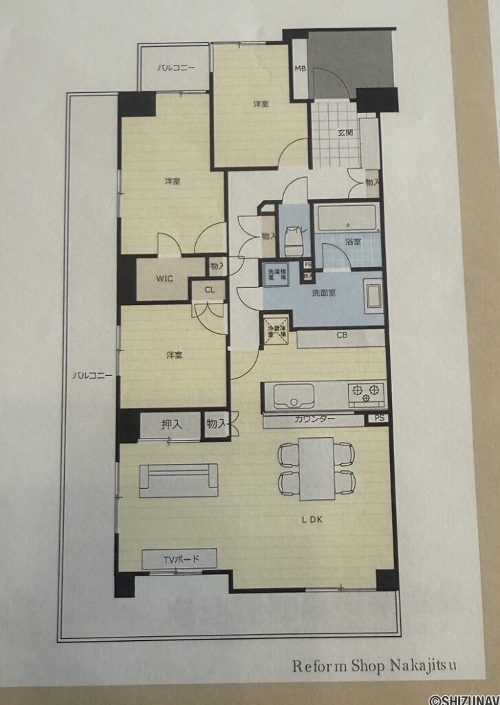 間取り図です。※図面と現況に相違がある場合は現況を優先します。