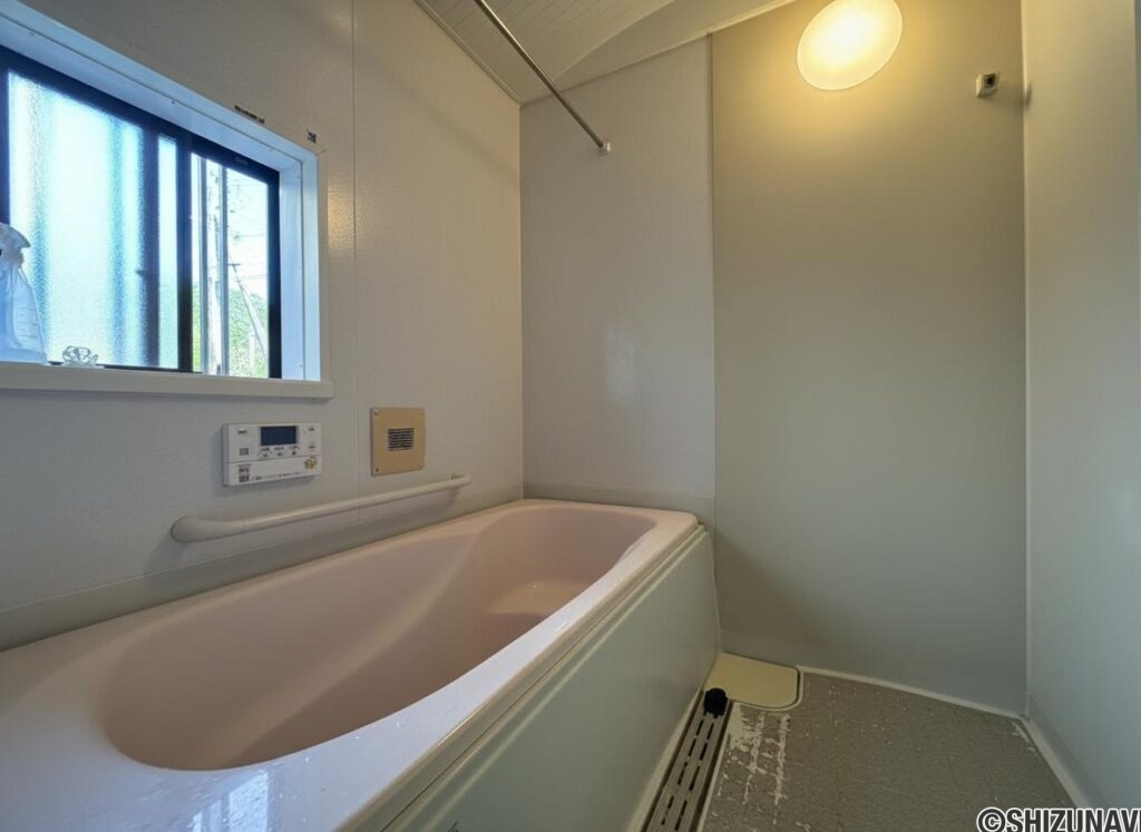 1坪タイプの浴室で日々の疲れを癒してください♪