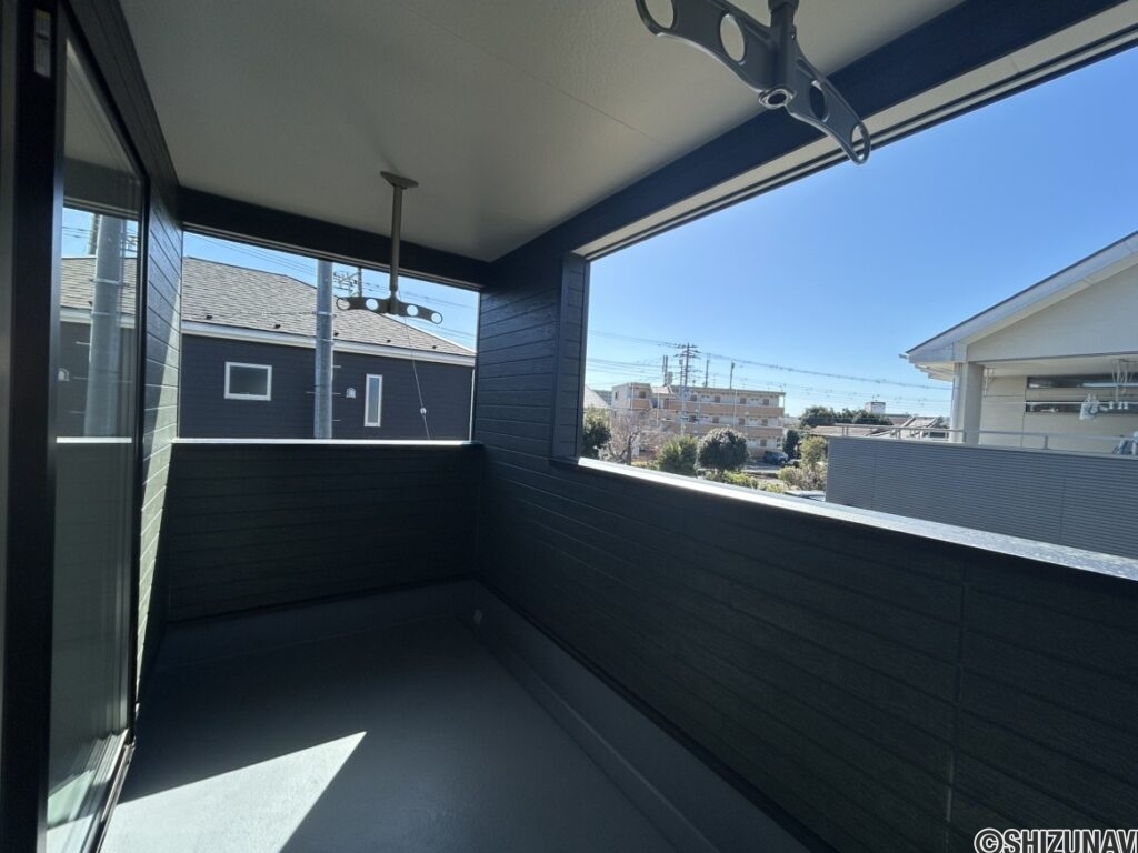 2階 バルコニーの写真です。