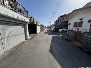 大淵戸建て　前面道路