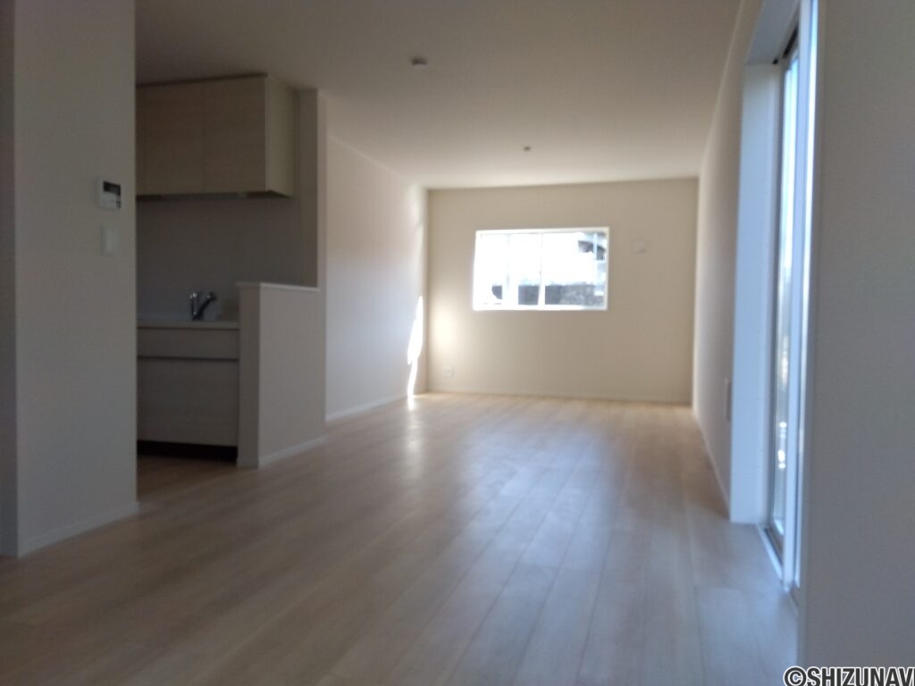 3号棟 1階リビングの写真です。