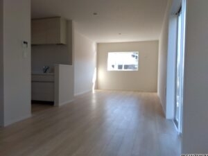 3号棟 1階リビングの写真です。