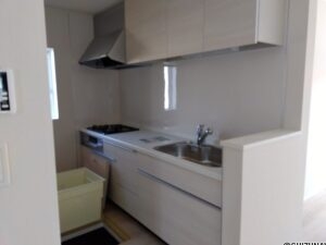 3号棟 1階キッチンの写真です。