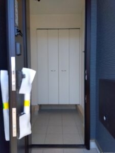 3号棟 玄関の写真です。