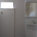 4号棟 1階洗面所の写真です。