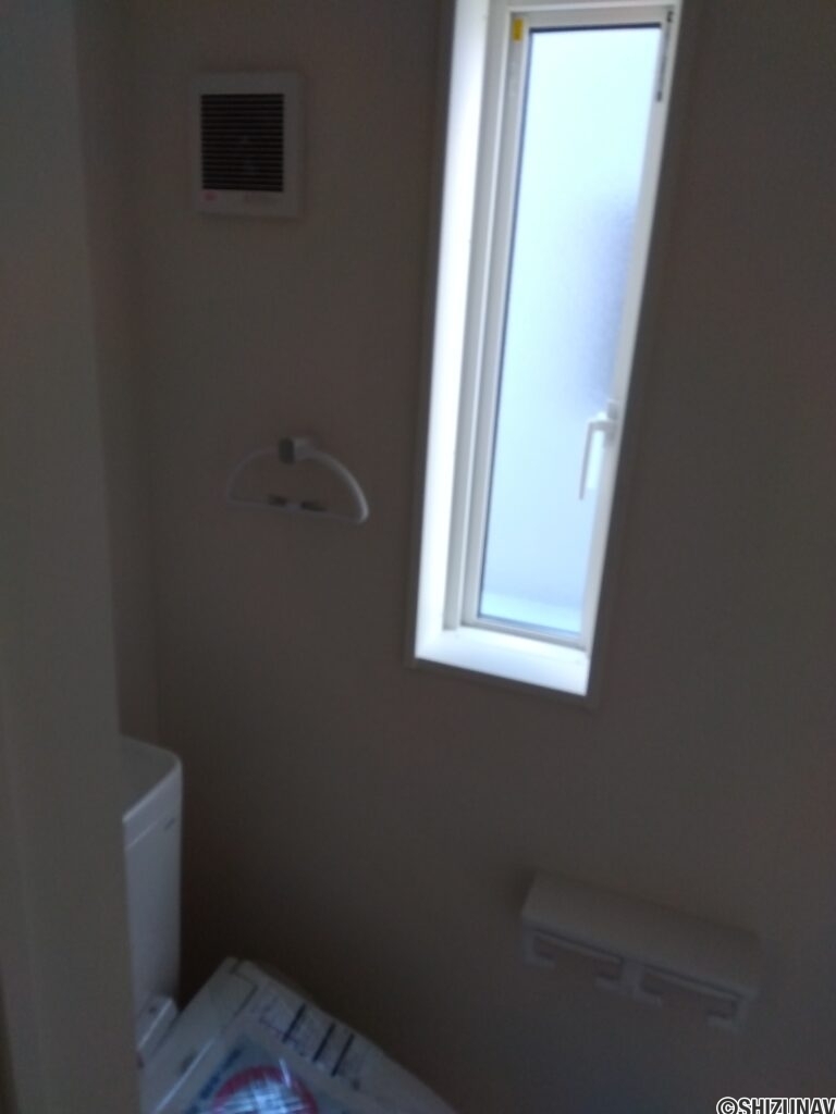 5号棟 1階トイレの写真です。