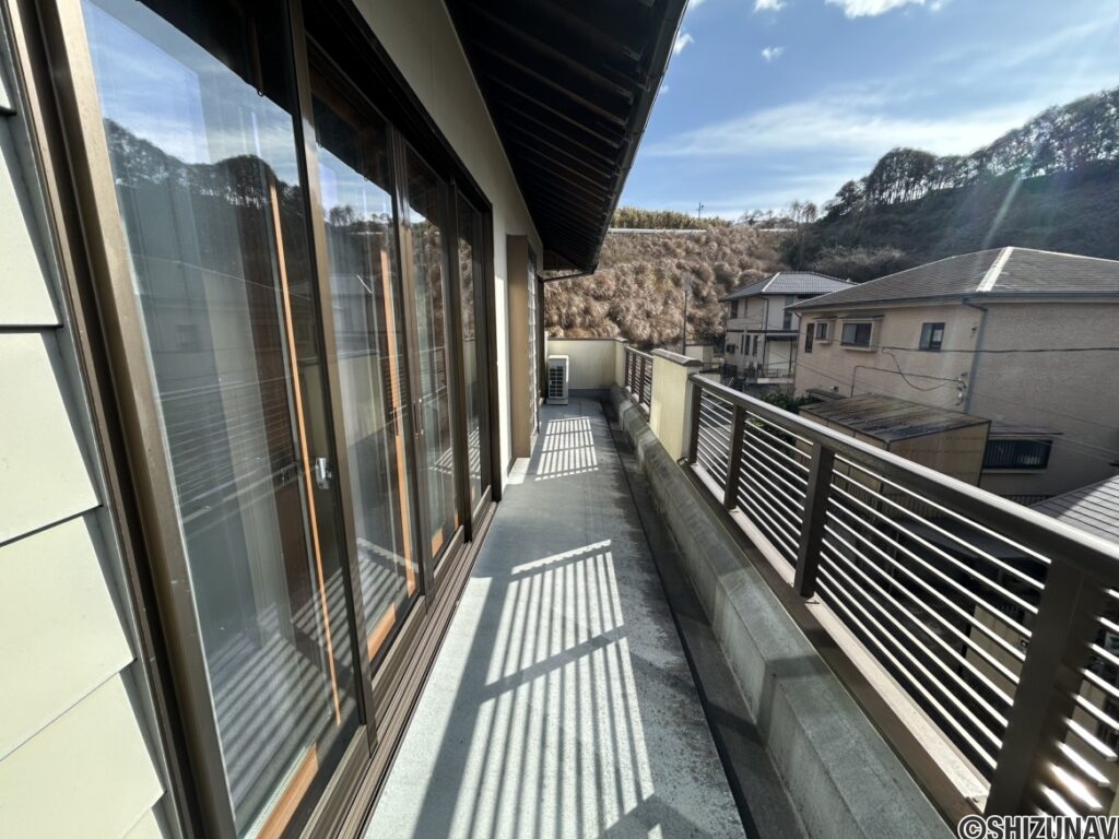 2階 ベランダの写真です。