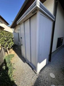 物置も重宝します。