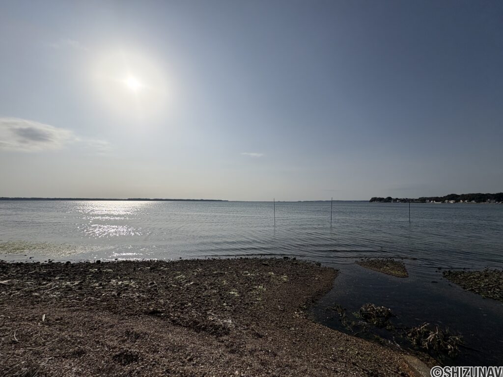 マンション目の前の浜名湖です。とても景色が良いです。