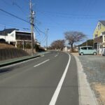 土地の前面道路①です。