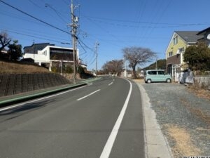 土地の前面道路①です。