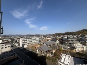 共用部からの眺望です。