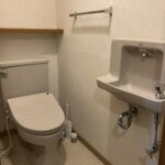 マンションでは珍しいシンク付きのトイレです♪