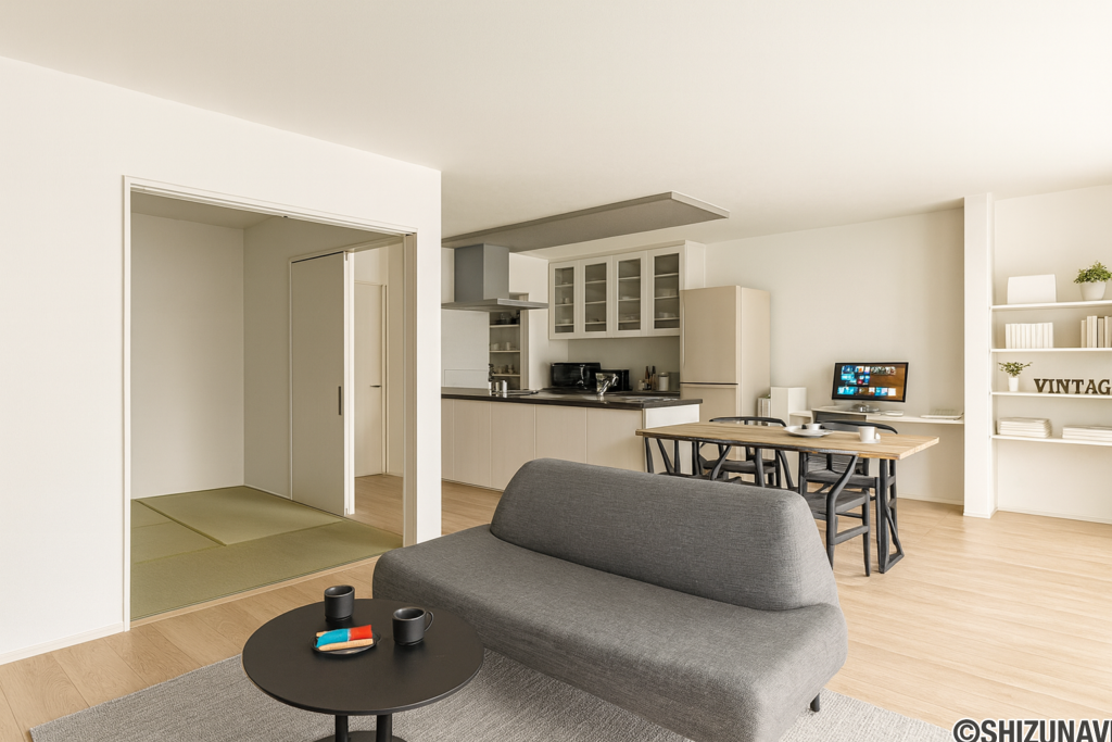 【B棟】LDKイメージパース