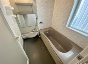 浴室は1坪タイプとなります。