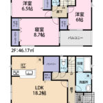 5号棟 物件間取り図です。