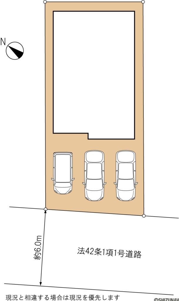 駿河区下川原　区画図