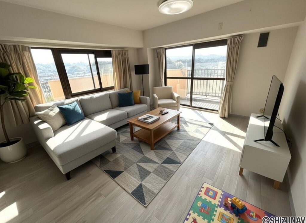 AIで家具を配置したイメージ画像です。