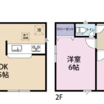 1号棟 完成時の間取り図です。