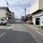 南側道路（西向き）