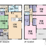 4号棟 間取り図です。