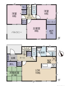 【2026年１月完成】富士宮市大岩第17　全４棟　4号棟の物件画像