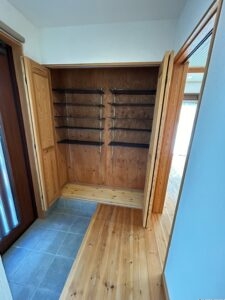 大容量の玄関収納！