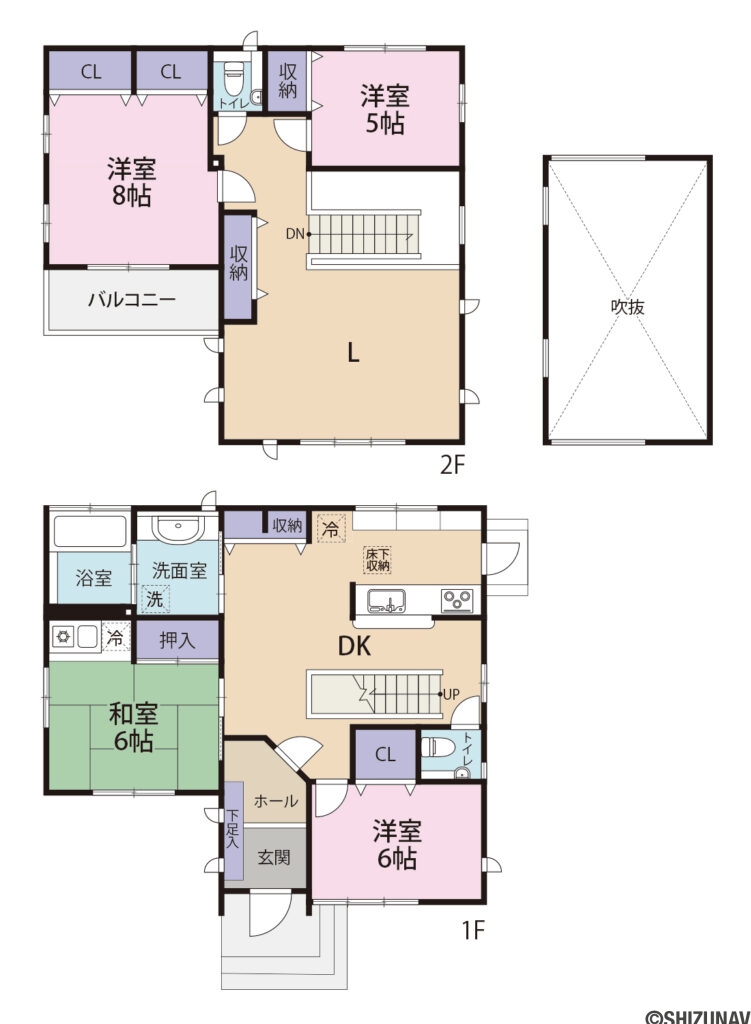 人気の対面キッチンで家族の会話も弾みます。