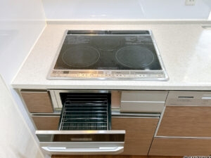 【IHクッキングヒーター、グリル】クリーニング済みです。