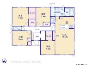 【4月完成予定】袋井市深見　4LDK　平屋の物件画像