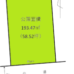富士宮市万野原新田　売土地　区画図