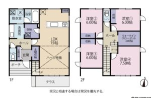 間取図_焼津市小土　未入居戸建て
